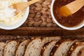 Toasted sliced Ã¢â¬â¹Ã¢â¬â¹bread with lots of seeds